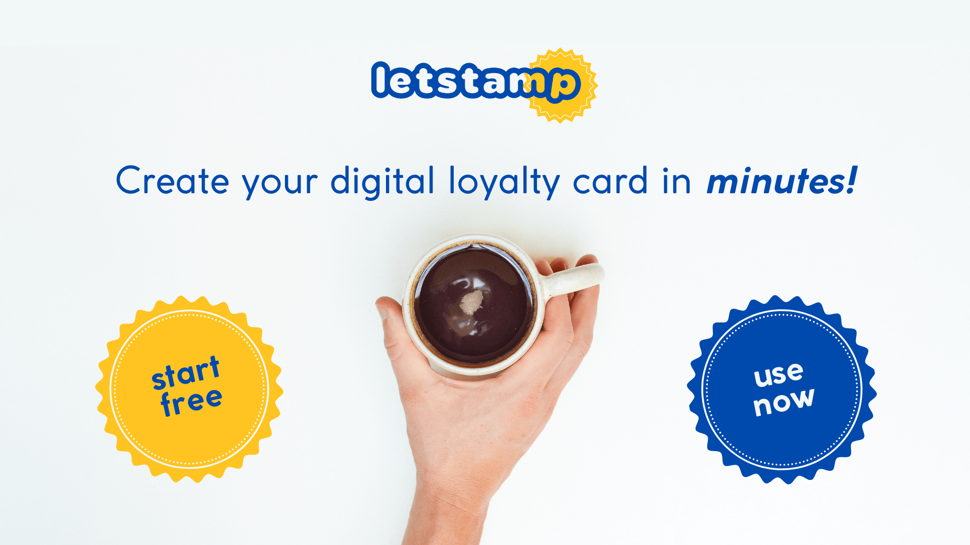 Create your digital loyalty card in minutes!